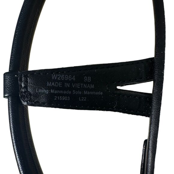 Cole Haan Grand 360 Calli Thong Strappy Block Heel Black Sandals Size 9 B - Picture 8 of 8